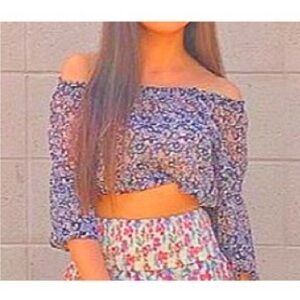 H&M blouse, boho, peasant style Floral Blouse NEW WITHOUT TAGS Size 2